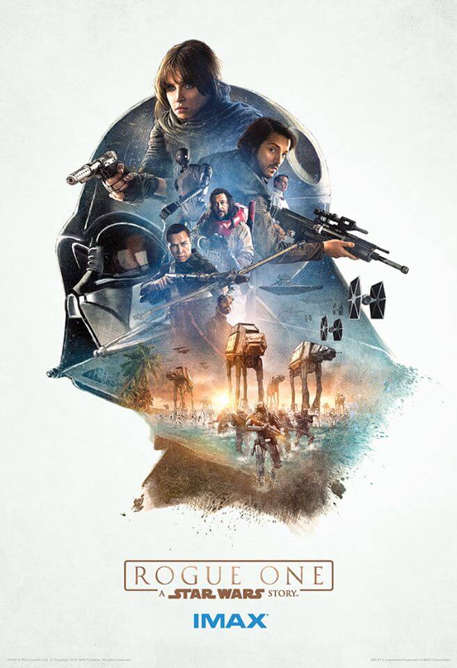 反乱軍とダース・ベイダー。 http://www.cosmicbooknews.com/content/four-imax-star-wars-rogue-one-posters