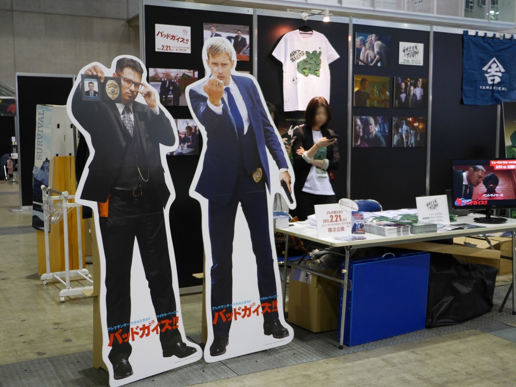 『バッドガイズ!!』の宣伝ブースもあった!!