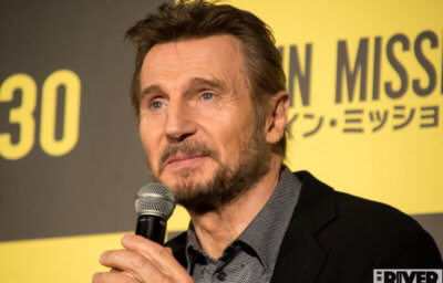 映画『トレイン・ミッション』ジャパン・プレミアで来日のリーアム・ニーソン