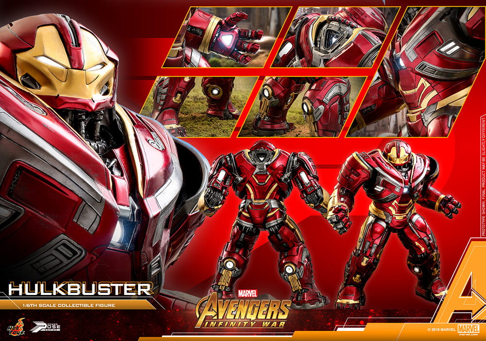【パワー・ポーズ】『アベンジャーズ/インフィニティ・ウォー』1/6スケール限定可動フィギュア ハルクバスター マーク2