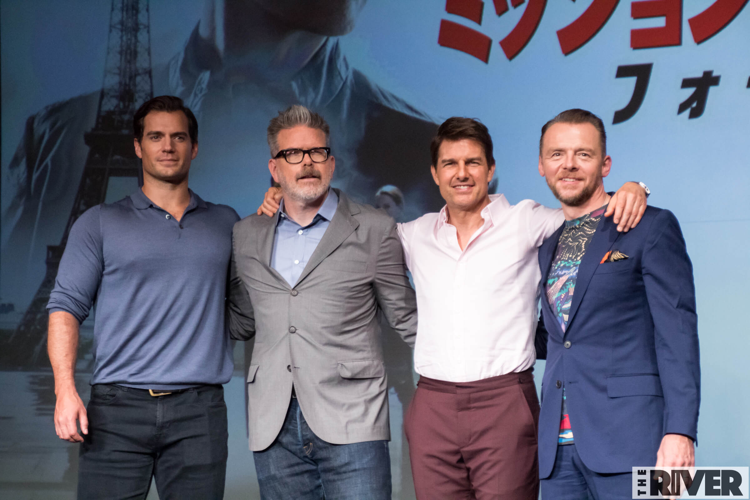 『 ミッション:インポッシブル/フォールアウト』記者会見 トム・クルーズ、サイモン・ペッグ、ヘンリー・カヴィル、クリストファー・マッカリー監督