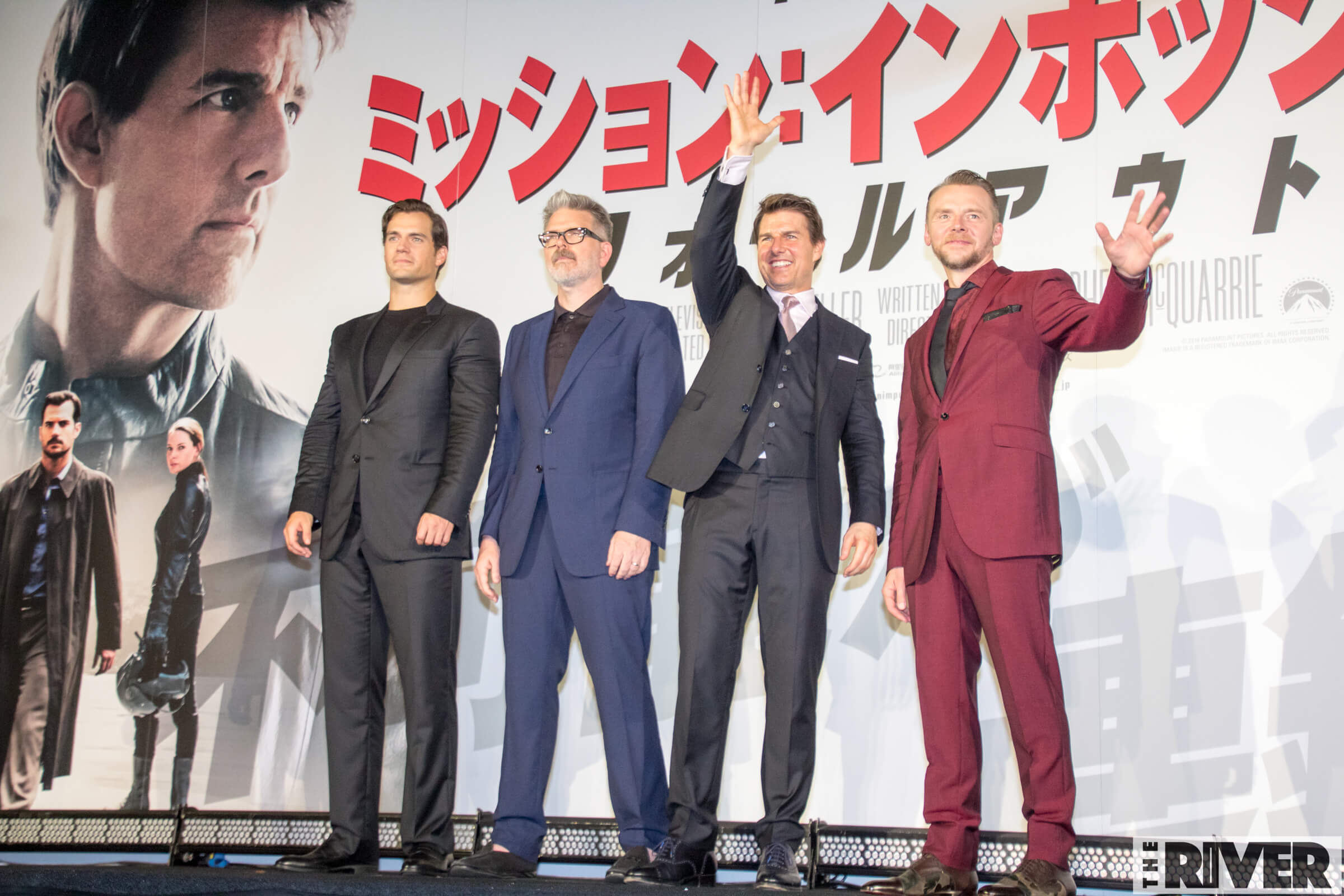 『ミッション：インポッシブル／フォールアウト』ジャパンプレミア トム・クルーズ、サイモン・ペッグ、ヘンリー・カヴィル、クリストファー・マッカリー監督