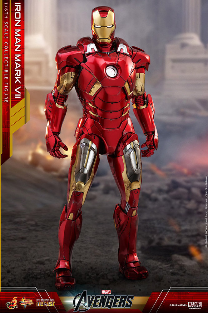 【ムービー・マスターピース DIECAST】『アベンジャーズ』1/6スケールフィギュア アイアンマン・マーク7