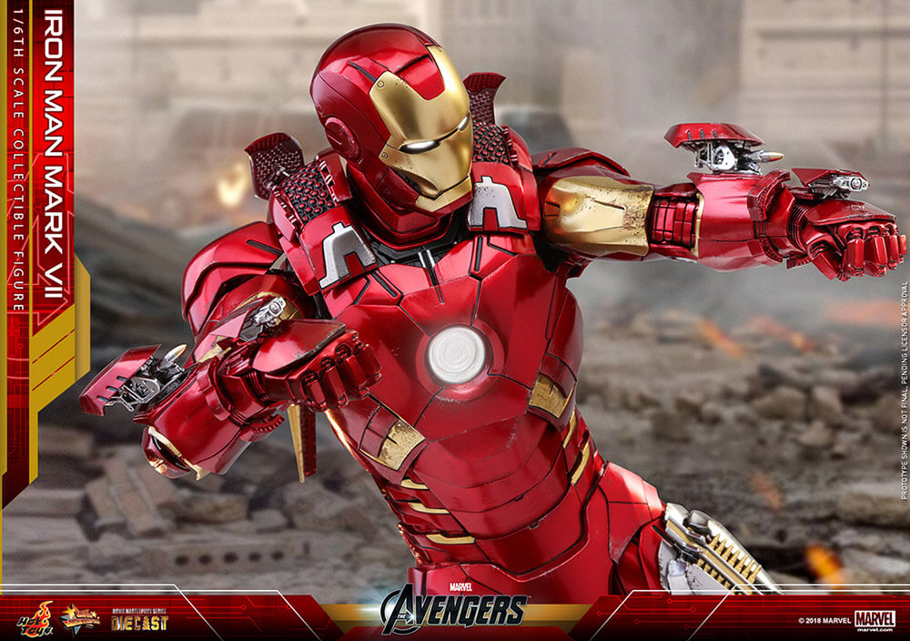 【ムービー・マスターピース DIECAST】『アベンジャーズ』1/6スケールフィギュア アイアンマン・マーク7