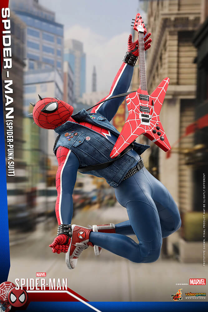 【ビデオゲーム・マスターピース】『Marvel’s Spider-Man』1/6スケールフィギュア スパイダーマン(スパイダー・パンク・スーツ版)