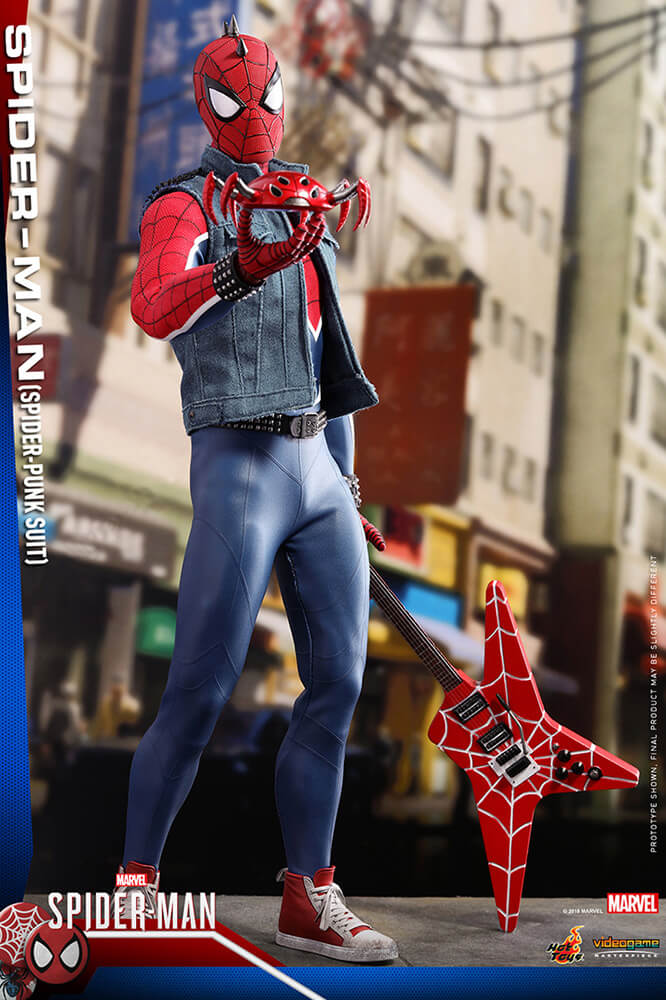 【ビデオゲーム・マスターピース】『Marvel’s Spider-Man』1/6スケールフィギュア スパイダーマン(スパイダー・パンク・スーツ版)