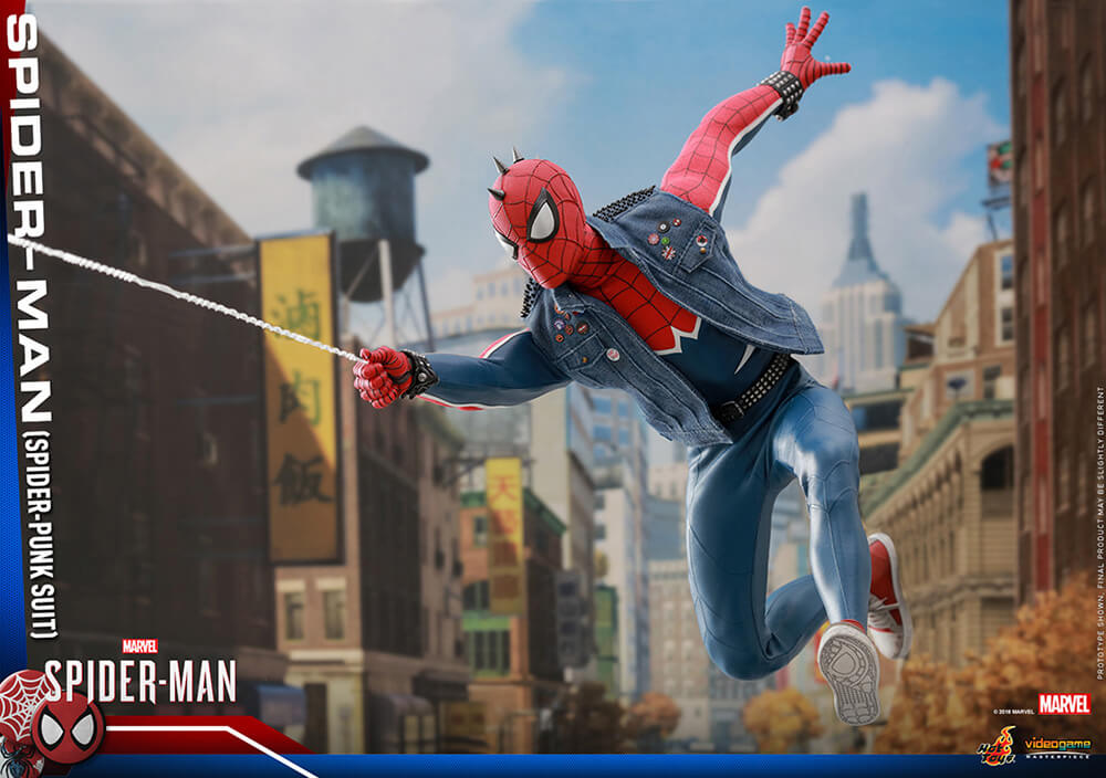 【ビデオゲーム・マスターピース】『Marvel’s Spider-Man』1/6スケールフィギュア スパイダーマン(スパイダー・パンク・スーツ版)