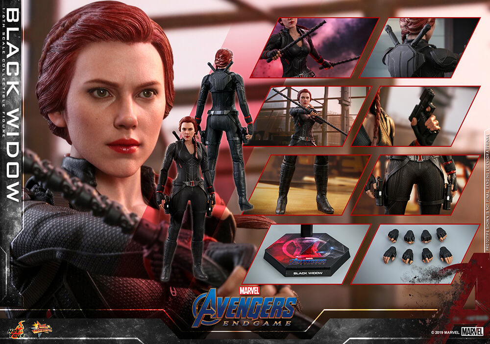 ホットトイズ【ムービー・マスターピース】 『アベンジャーズ/エンドゲーム』1/6スケールフィギュア ブラック・ウィドウ