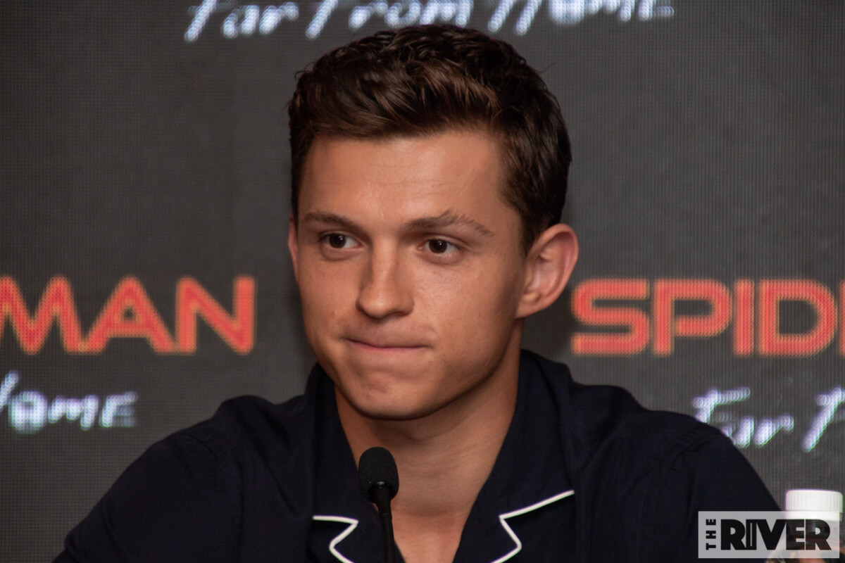 スパイダーマン:ファー・フロム・ホーム バリ 記者会見 トム・ホランド