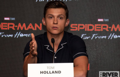 スパイダーマン：ファー・フロム・ホーム バリ 記者会見 トム・ホランド