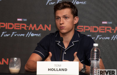スパイダーマン：ファー・フロム・ホーム バリ 記者会見 トム・ホランド