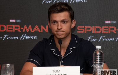 スパイダーマン：ファー・フロム・ホーム バリ 記者会見 トム・ホランド