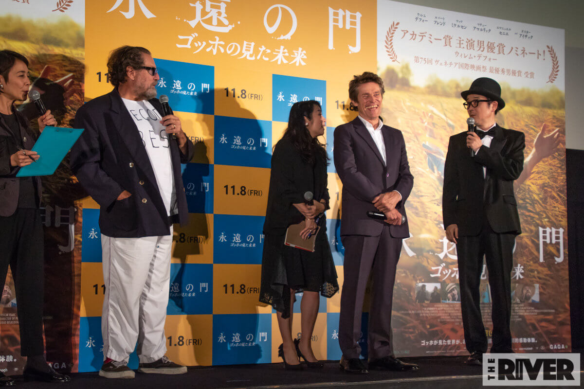 『永遠の門 ゴッホの見た未来』ジャパンプレミア 舞台挨拶