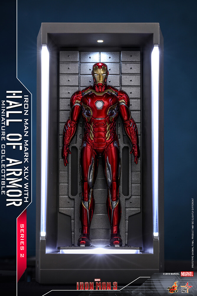 【ムービー・マスターピース ＣＯＭＰＡＣＴ】 『アイアンマン３』ミニチュア・フィギュア　シリーズ２　 ホール・オブ・アーマー（６体セット）［ボーナスアクセサリー付き］