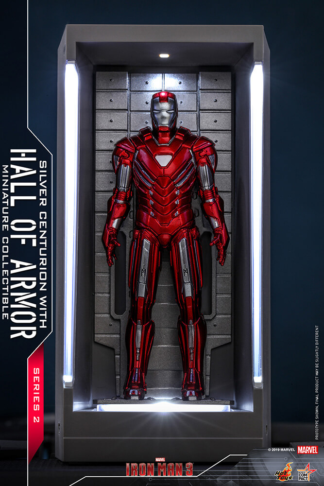 【ムービー・マスターピース ＣＯＭＰＡＣＴ】 『アイアンマン３』ミニチュア・フィギュア　シリーズ２　 ホール・オブ・アーマー（６体セット）［ボーナスアクセサリー付き］