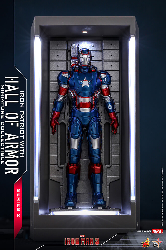 【ムービー・マスターピース ＣＯＭＰＡＣＴ】 『アイアンマン３』ミニチュア・フィギュア　シリーズ２　 ホール・オブ・アーマー（６体セット）［ボーナスアクセサリー付き］