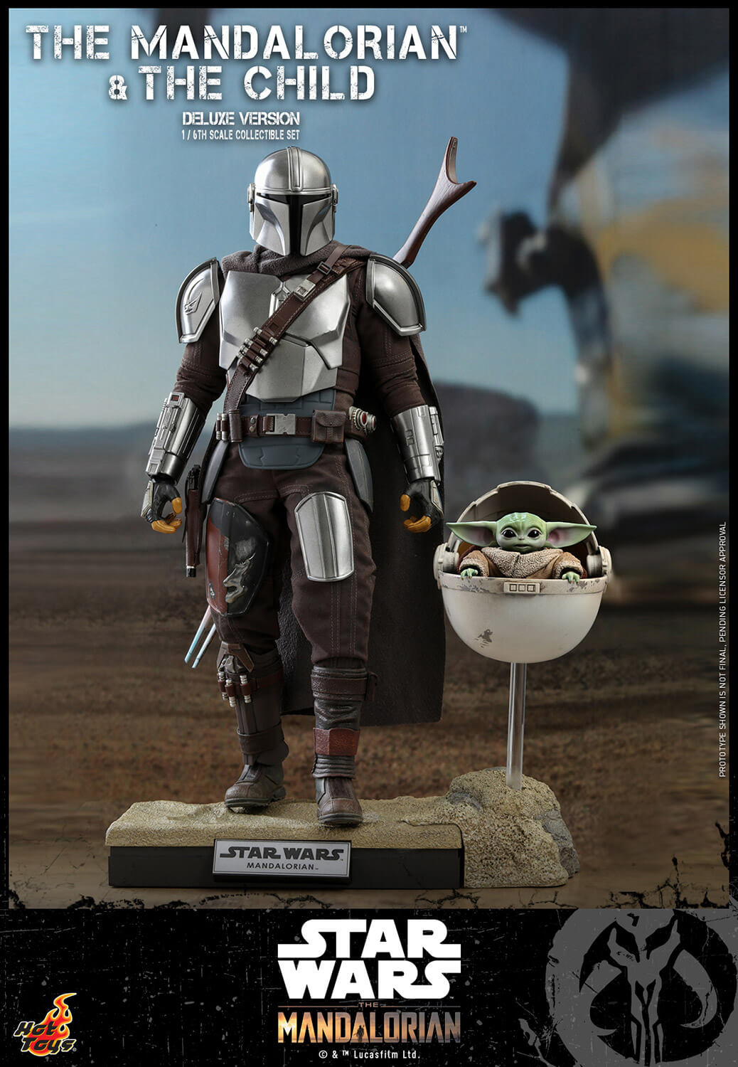 【テレビ・マスターピース】 『マンダロリアン』１／６スケールフィギュア　 マンダロリアン＆ザ・チャイルド（２体セット） ［ボーナスアクセサリー付き］