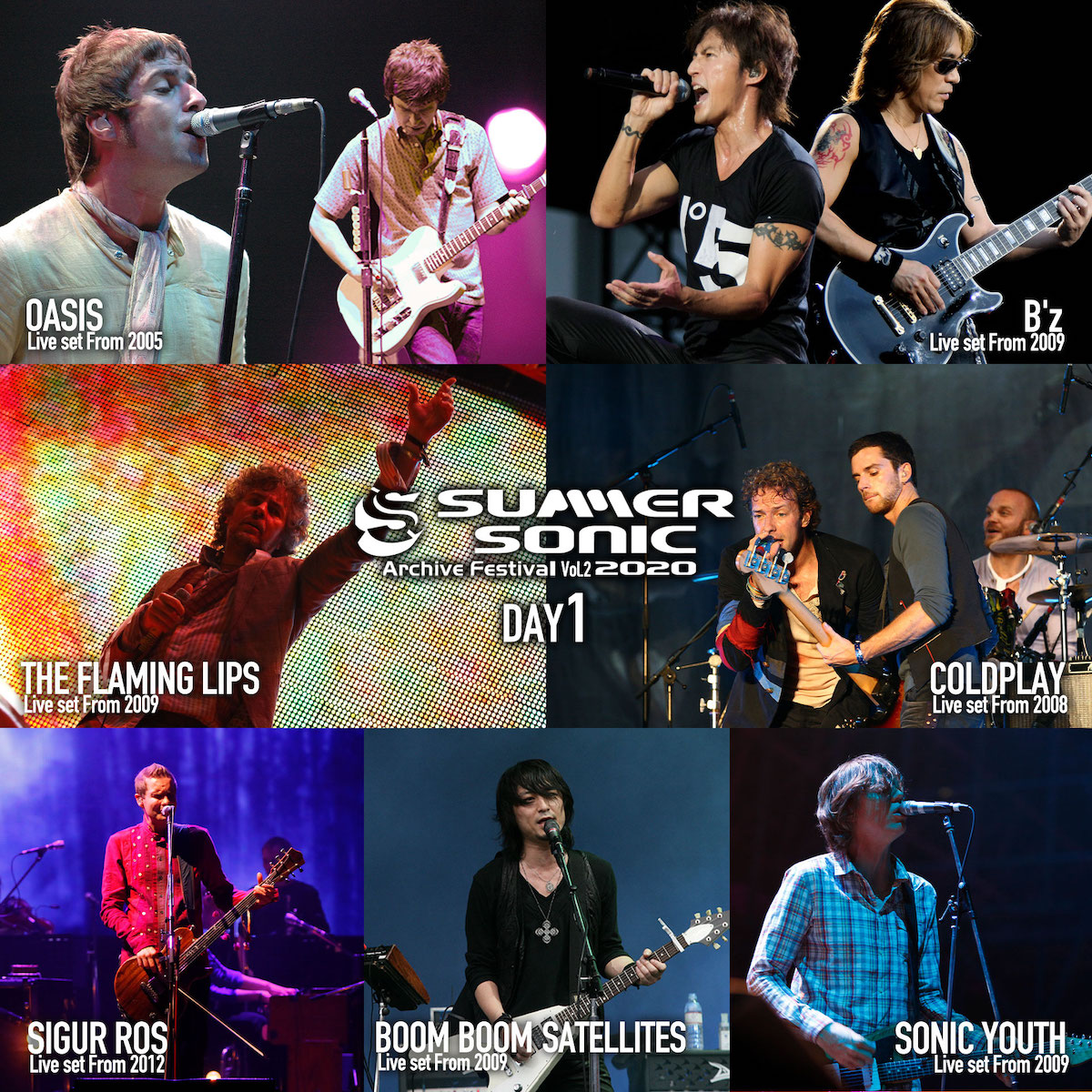 SUMMER SONIC 2020 ARCHIVE FESTIVAL 第2弾配信決定