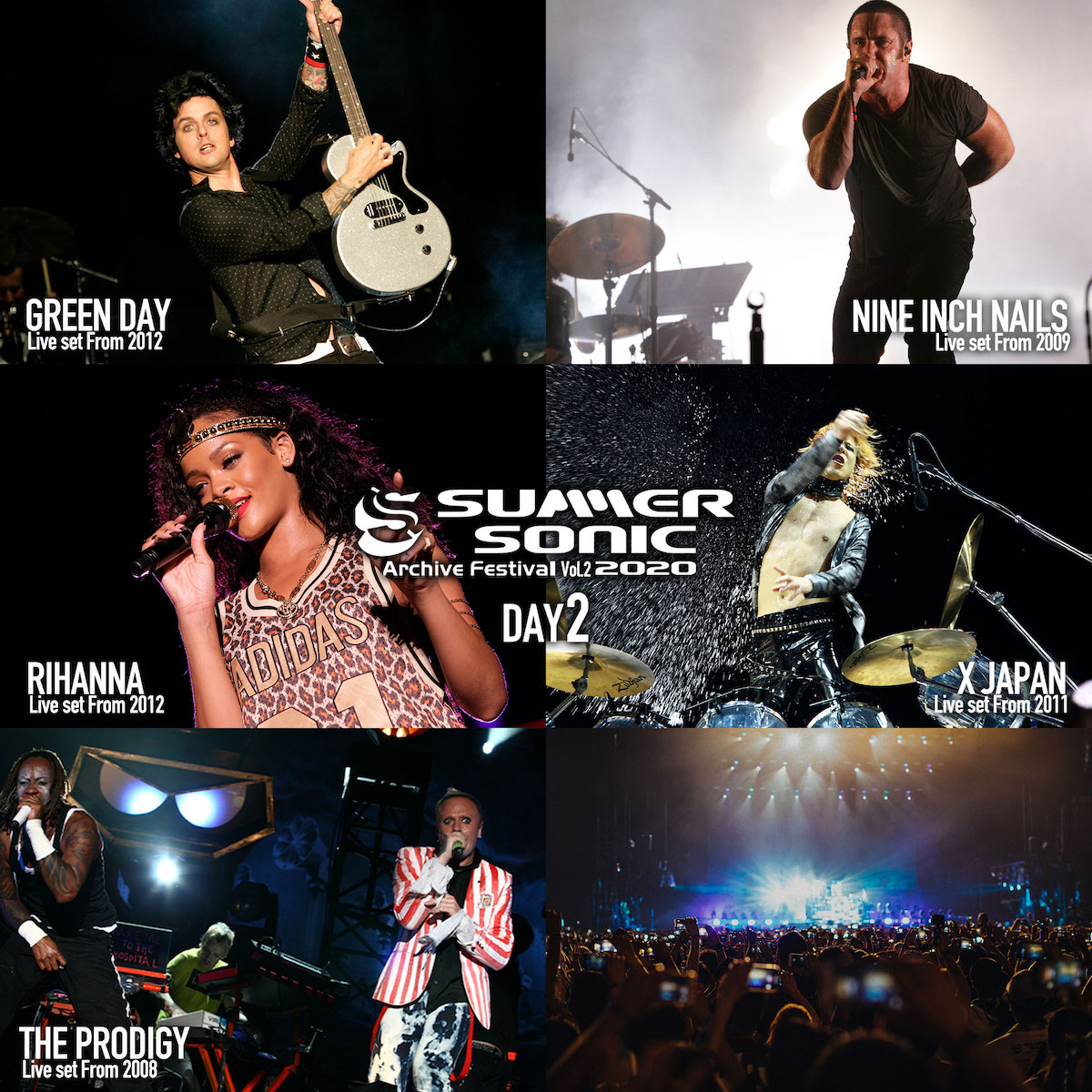 SUMMER SONIC 2020 ARCHIVE FESTIVAL 第2弾配信決定