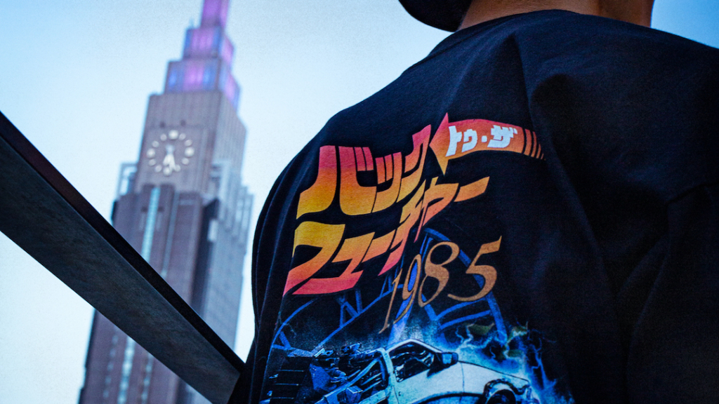 「BACK TO THE FUTURE」とBAITによるコラボレーション