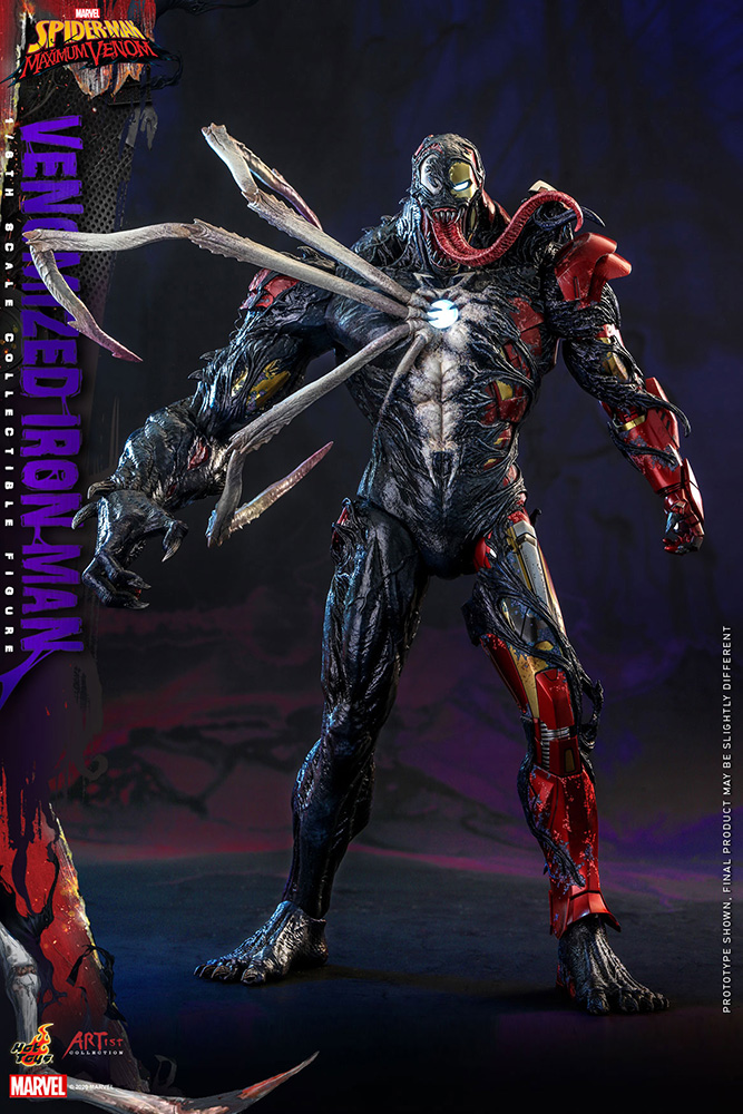 トイサピエンス限定 【アーティスト・コレクション】  『スパイダーマン：マキシマム・ヴェノム』  1/6スケールフィギュア　アイアンマン（ヴェノム版） ［ボーナスアクセサリー付き］