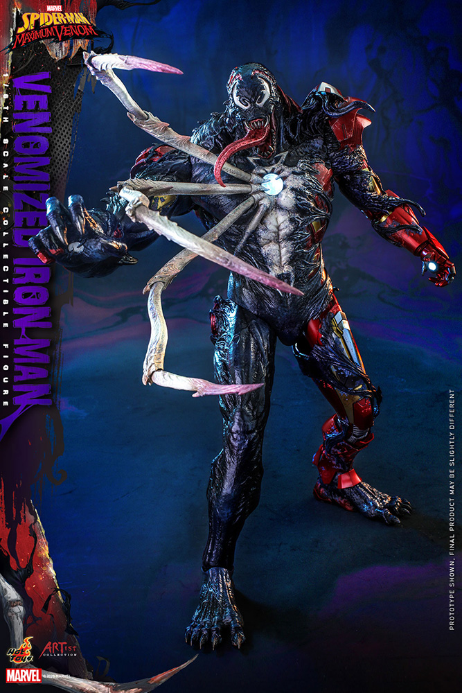 トイサピエンス限定 【アーティスト・コレクション】  『スパイダーマン：マキシマム・ヴェノム』  1/6スケールフィギュア　アイアンマン（ヴェノム版） ［ボーナスアクセサリー付き］
