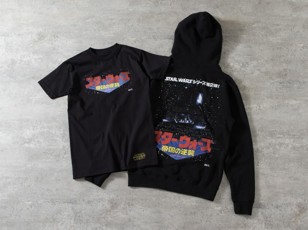 BAITよりSTAR WARSの国際ポスターをデザインとしたアパレルコレクション