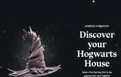 ハリー・ポッター Harry Potter Sorting Hat