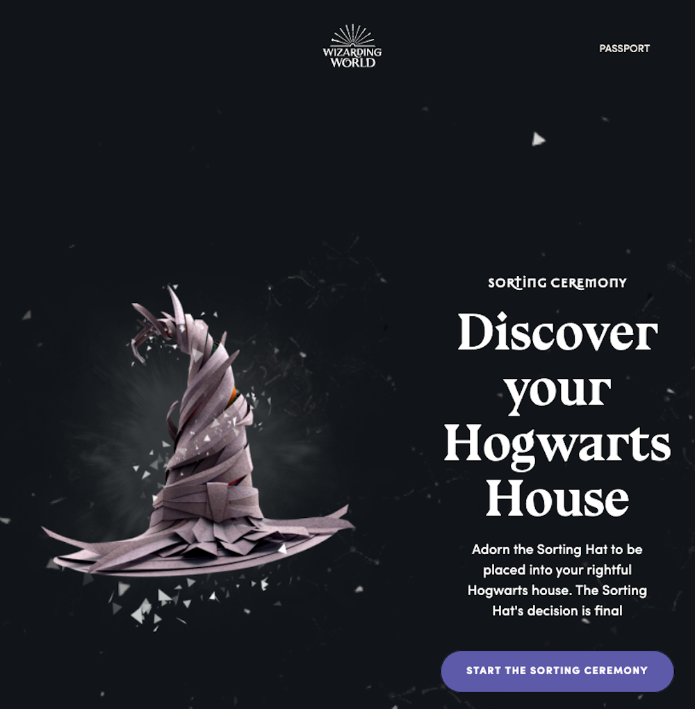 ハリー・ポッター Harry Potter Sorting Hat