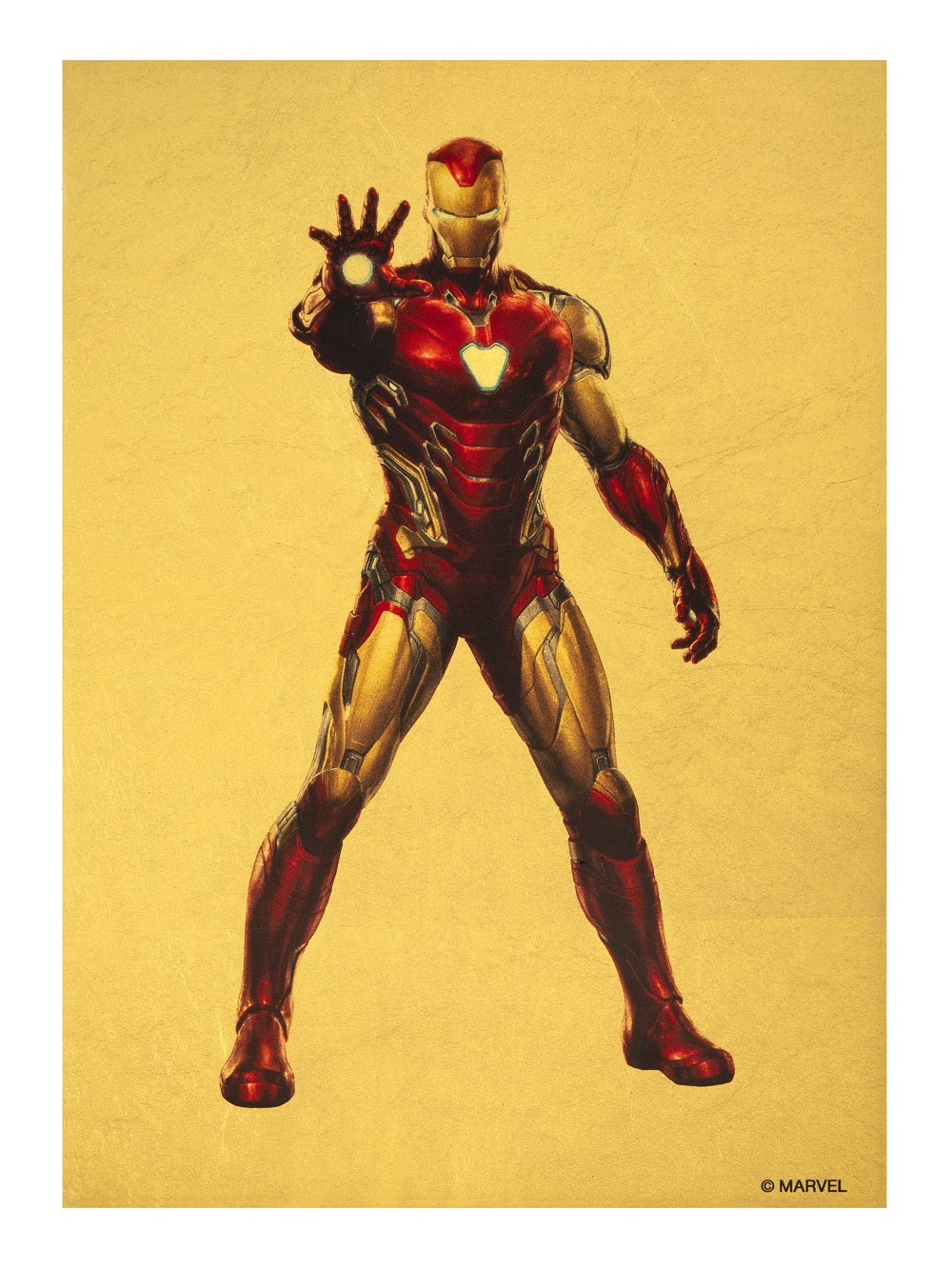 映画『アベンジャーズ／エンドゲーム』をモチーフにしたフレーム付き純金メダル