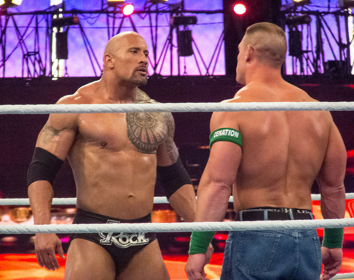 WWE Wrestlemania 28 - The Rock vs John Cen