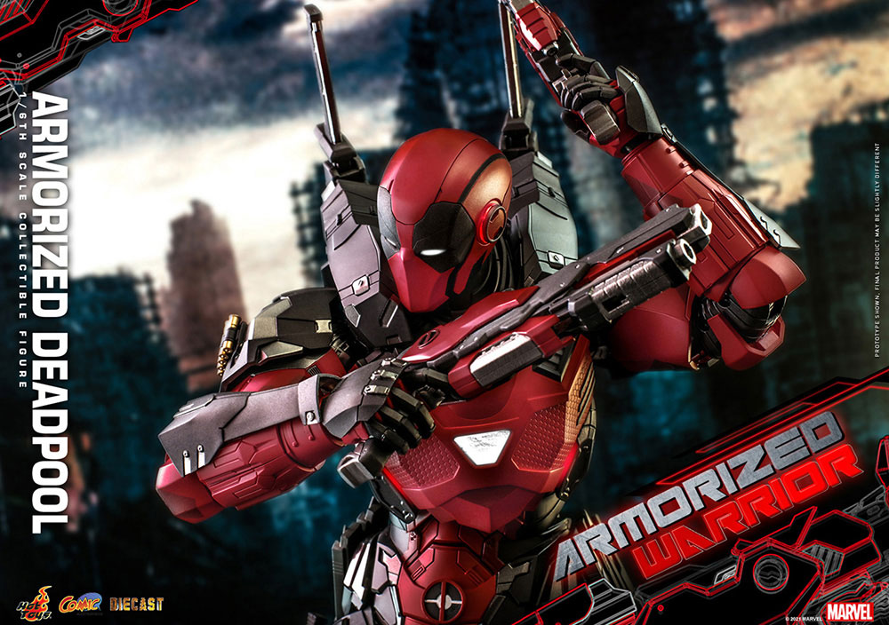 【コミック・マスターピース ＤＩＥＣＡＳＴ】 『マーベル・コミック』 「アーマライズ・ウォーリアー・コレクション」１／６スケールフィギュア アーマライズ・デッドプール