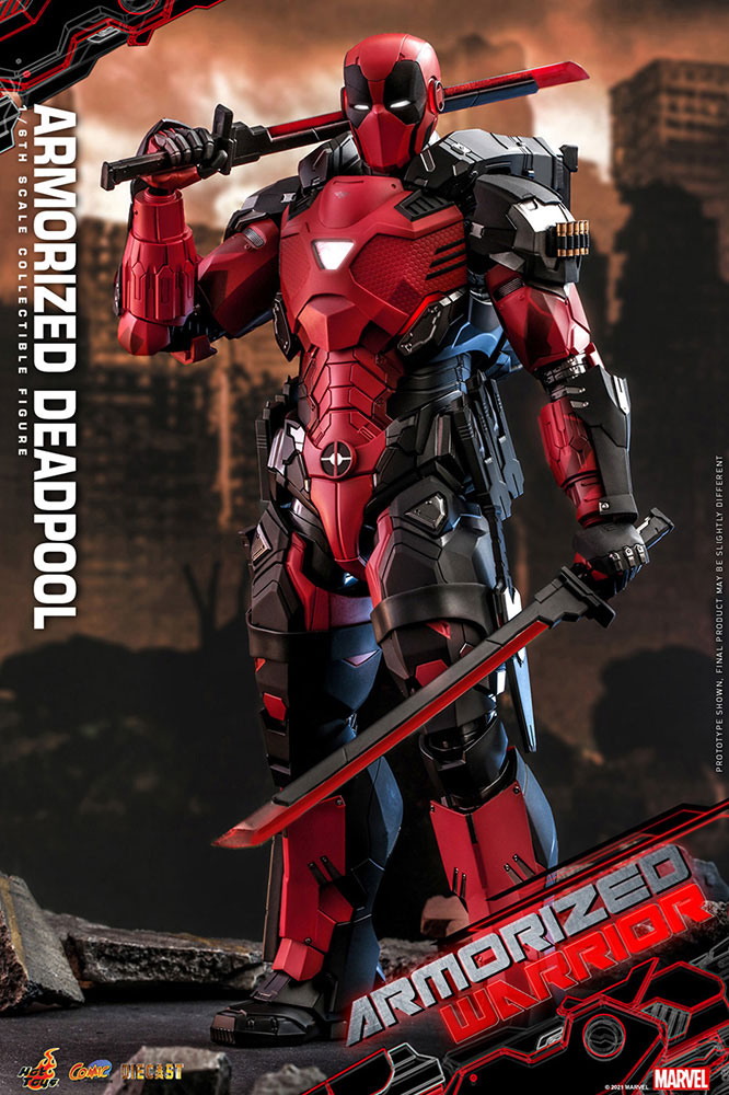 【コミック・マスターピース DIECAST】 『マーベル・コミック』 「アーマライズ・ウォーリアー・コレクション」1/6スケールフィギュア アーマライズ・デッドプール
