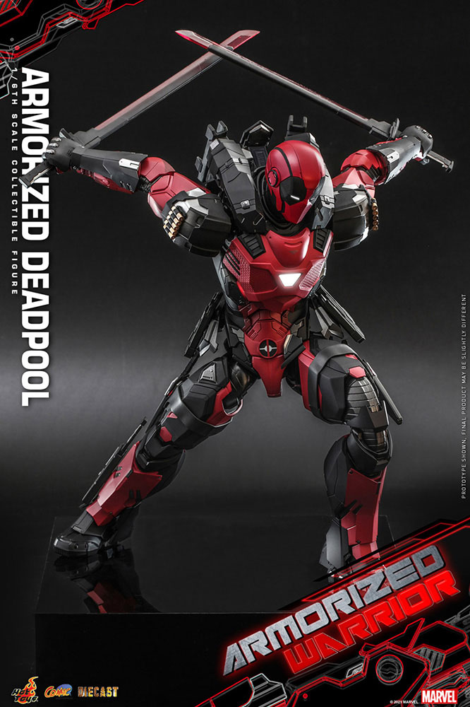 【コミック・マスターピース ＤＩＥＣＡＳＴ】 『マーベル・コミック』 「アーマライズ・ウォーリアー・コレクション」１／６スケールフィギュア アーマライズ・デッドプール