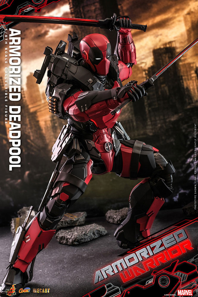 【コミック・マスターピース ＤＩＥＣＡＳＴ】 『マーベル・コミック』 「アーマライズ・ウォーリアー・コレクション」１／６スケールフィギュア アーマライズ・デッドプール