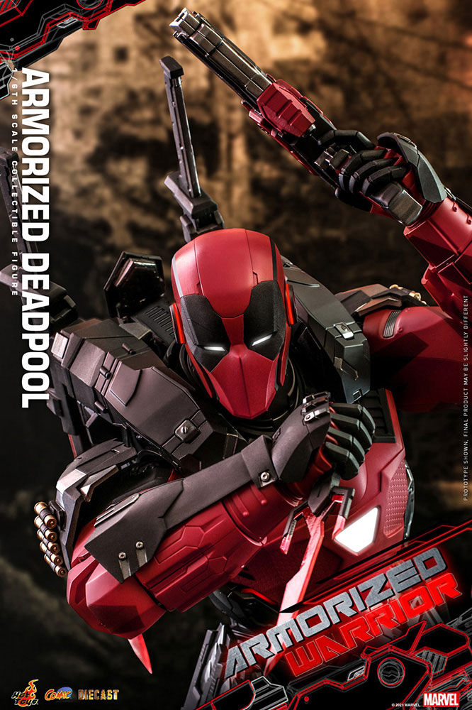 【コミック・マスターピース ＤＩＥＣＡＳＴ】 『マーベル・コミック』 「アーマライズ・ウォーリアー・コレクション」１／６スケールフィギュア アーマライズ・デッドプール