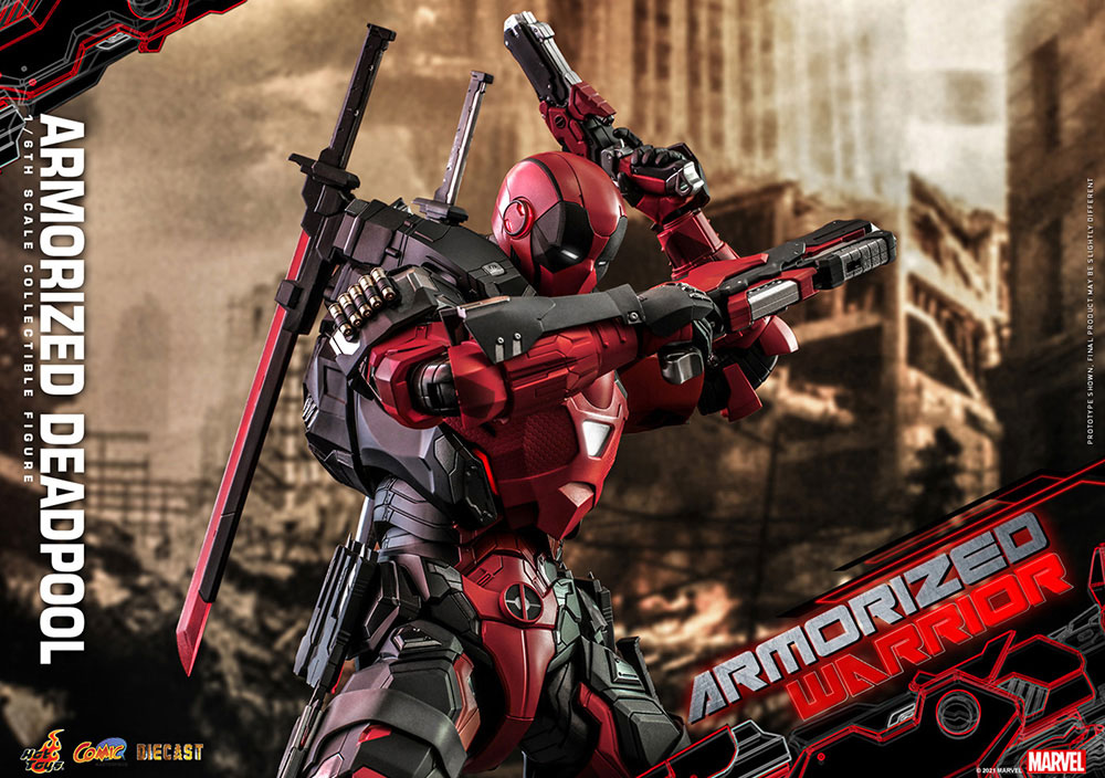 【コミック・マスターピース ＤＩＥＣＡＳＴ】 『マーベル・コミック』 「アーマライズ・ウォーリアー・コレクション」１／６スケールフィギュア アーマライズ・デッドプール