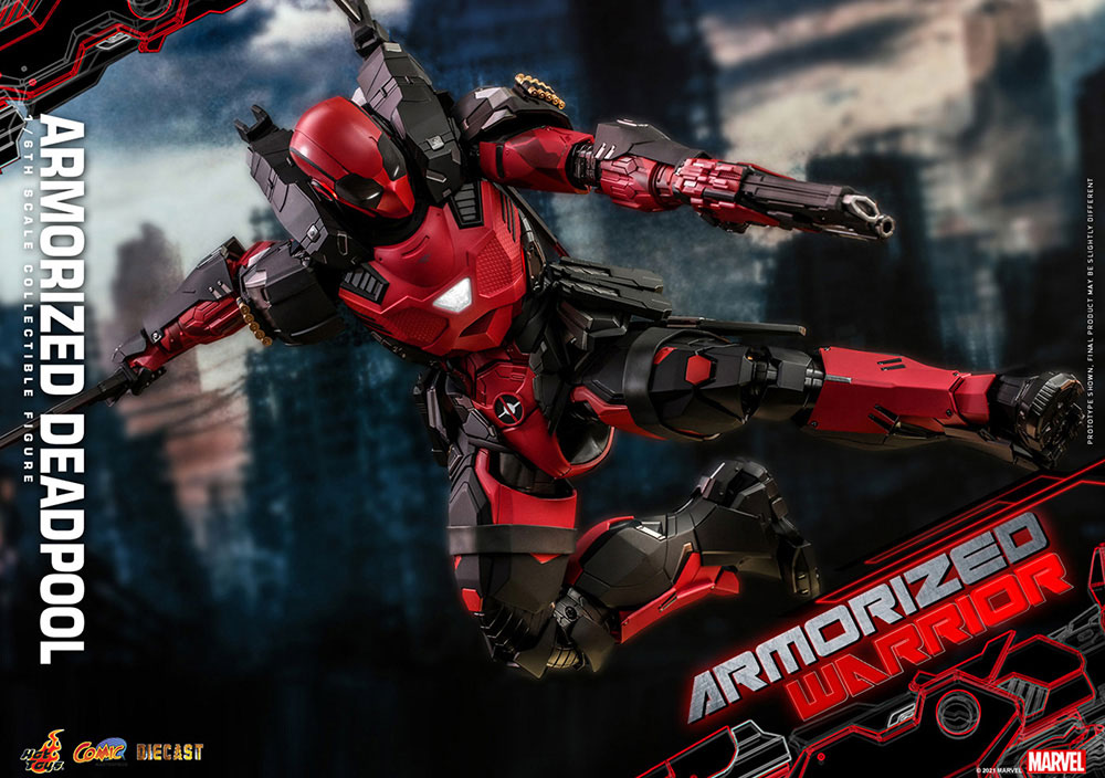 【コミック・マスターピース ＤＩＥＣＡＳＴ】 『マーベル・コミック』 「アーマライズ・ウォーリアー・コレクション」１／６スケールフィギュア アーマライズ・デッドプール