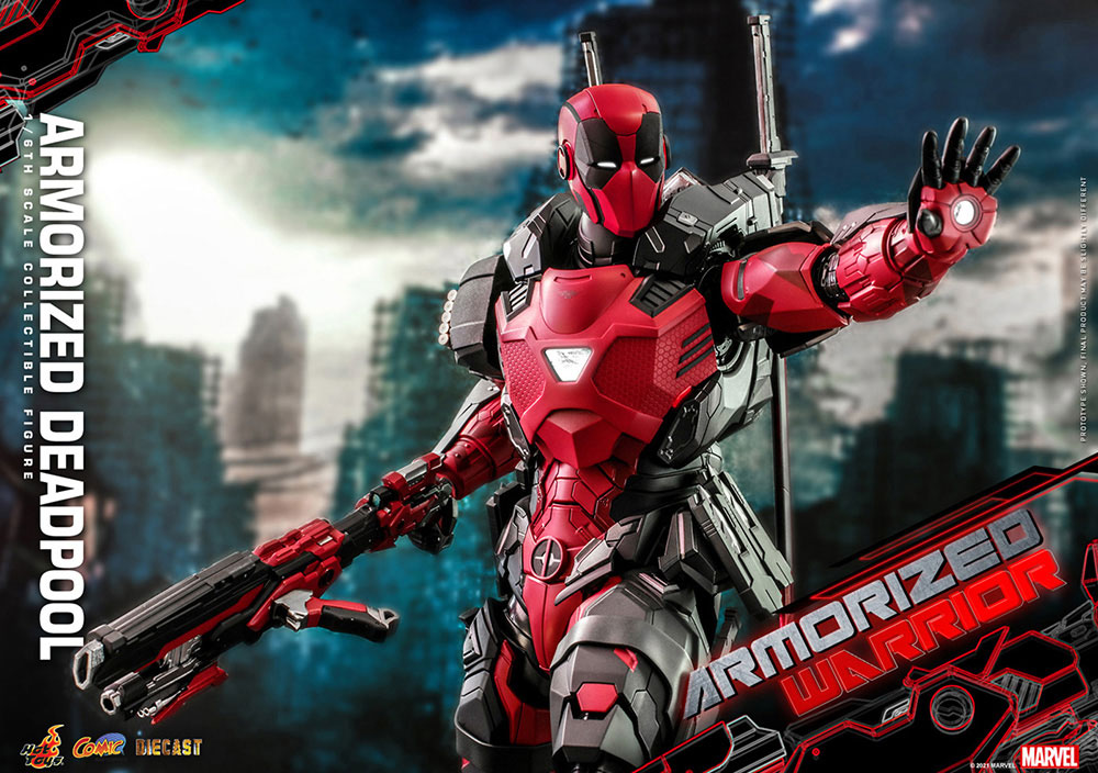 【コミック・マスターピース ＤＩＥＣＡＳＴ】 『マーベル・コミック』 「アーマライズ・ウォーリアー・コレクション」１／６スケールフィギュア アーマライズ・デッドプール