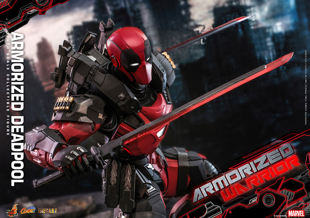 【コミック・マスターピース ＤＩＥＣＡＳＴ】 『マーベル・コミック』 「アーマライズ・ウォーリアー・コレクション」１／６スケールフィギュア アーマライズ・デッドプール