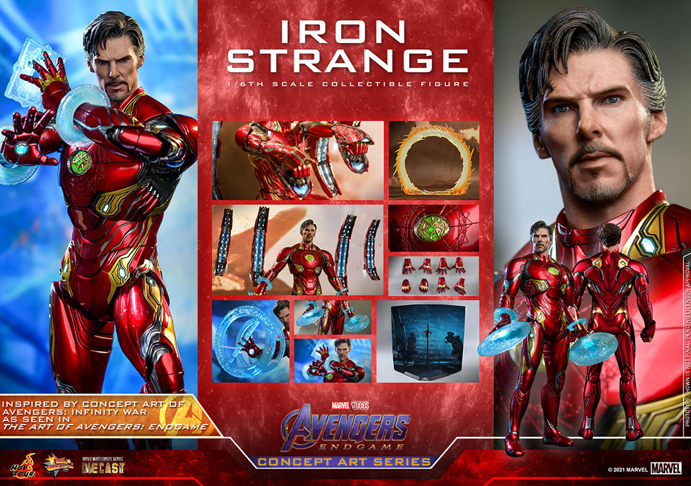 【ムービー・マスターピース ＤＩＥＣＡＳＴ】 『アベンジャーズ／エンドゲーム』 「コンセプトアート・シリーズ」１／６スケールフィギュア　アイアン・ストレンジ