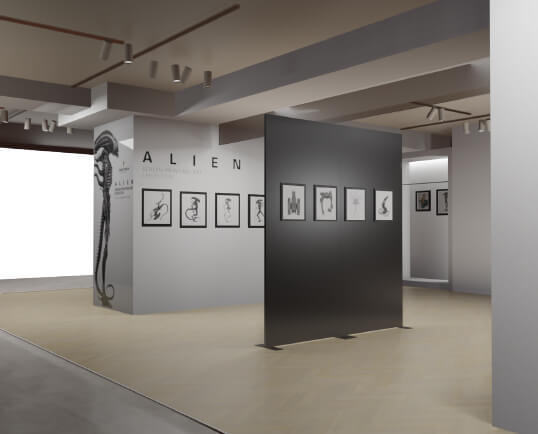 エイリアン シルクスクリーンアート展