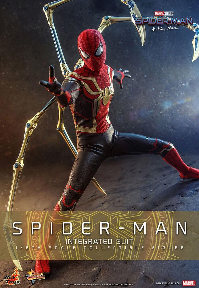 【ムービー・マスターピース】 『スパイダーマン：ノー・ウェイ・ホーム』 １／６スケールフィギュア　スパイダーマン（インテグレーテッドスーツ版） ［ボーナスアクセサリー付き］