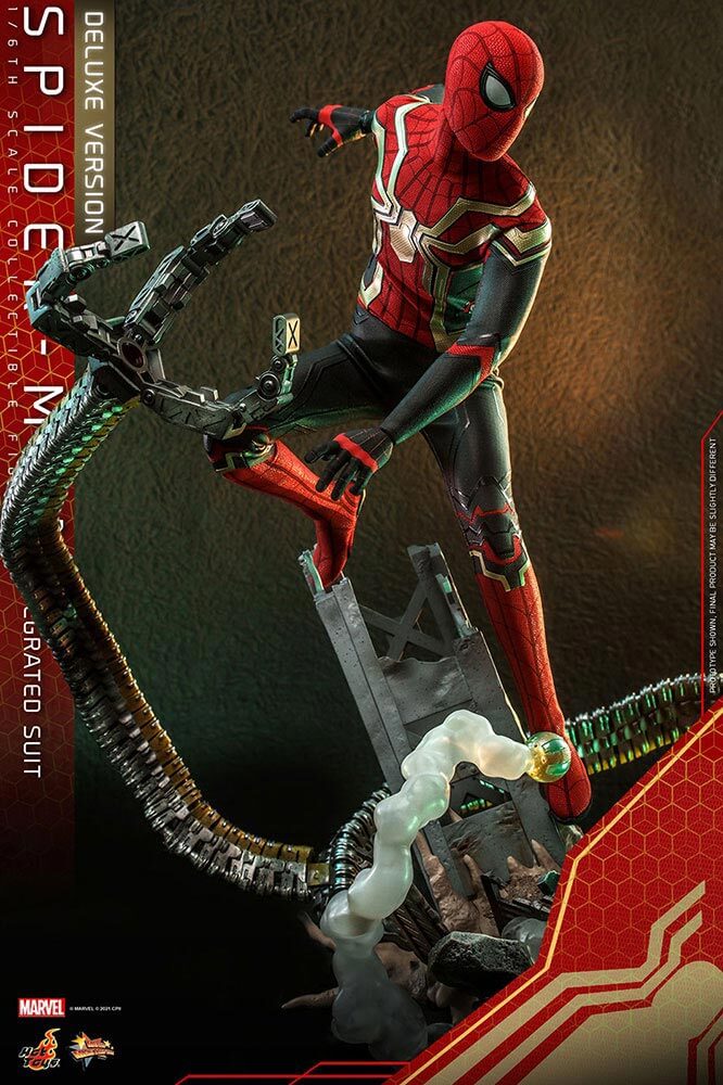 【ムービー・マスターピース】 『スパイダーマン：ノー・ウェイ・ホーム』 １／６スケールフィギュア　スパイダーマン（インテグレーテッドスーツ版） ［ボーナスアクセサリー付き］