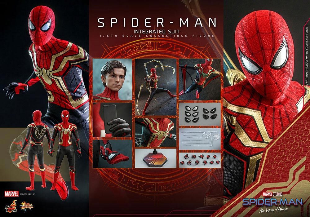 【ムービー・マスターピース】 『スパイダーマン：ノー・ウェイ・ホーム』 １／６スケールフィギュア　スパイダーマン（インテグレーテッドスーツ版） ［ボーナスアクセサリー付き］