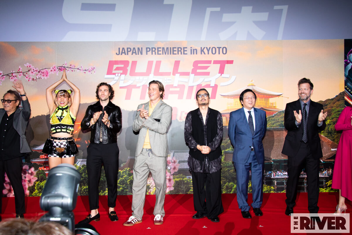 映画『ブレット・トレイン』京都・舞台挨拶 取材撮影写真