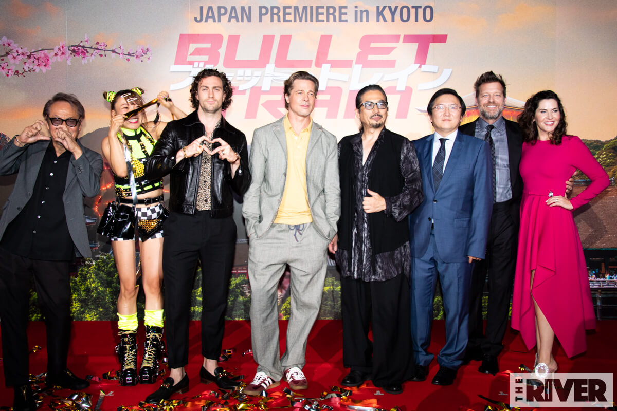 映画『ブレット・トレイン』京都・舞台挨拶 取材撮影写真