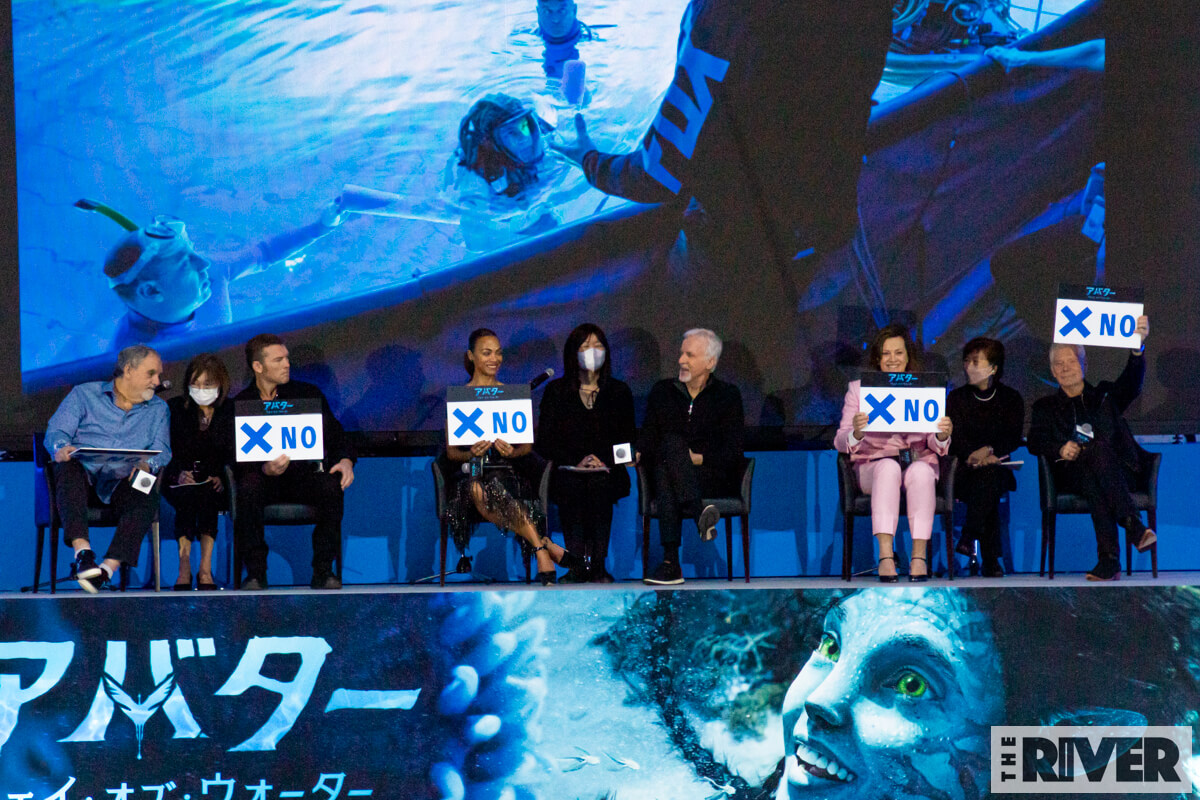 映画『アバター：ウェイ・オブ・ウォーター』来日記者会見