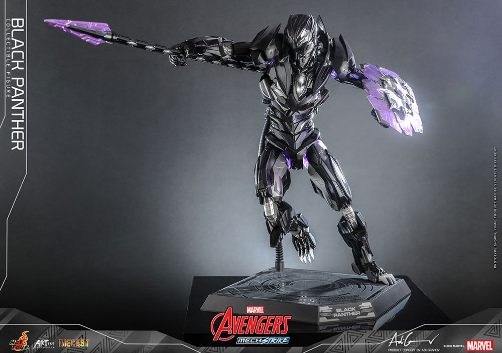 『アベンジャーズ・メカニカル・ストライク』フィギュア ブラックパンサー
