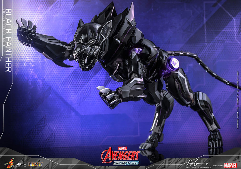 『アベンジャーズ・メカニカル・ストライク』フィギュア ブラックパンサー